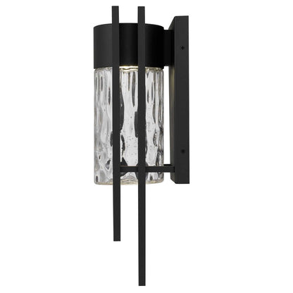 Black Seeded LED Dimmable Outdoor Hanging Light