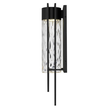 Black Seeded LED Dimmable Outdoor Hanging Light