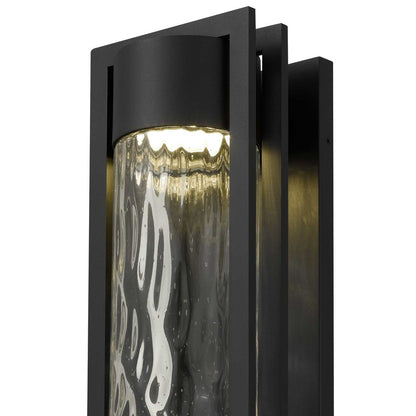 Black Seeded LED Dimmable Outdoor Hanging Light