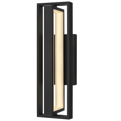 Black LED Dimmable Outdoor Hanging Light