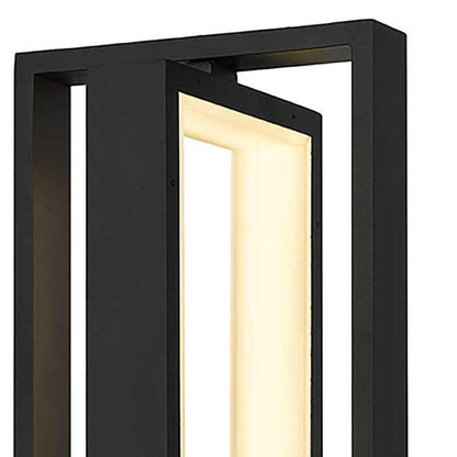 Black LED Dimmable Outdoor Hanging Light