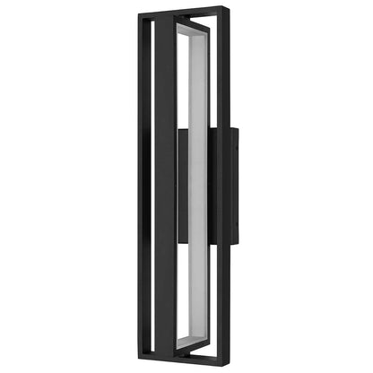 Black LED Dimmable Outdoor Hanging Light