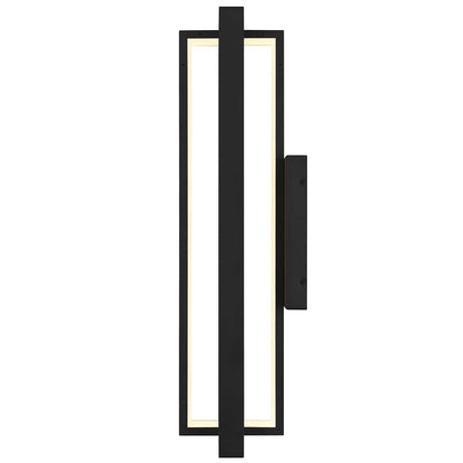 Black LED Dimmable Outdoor Hanging Light