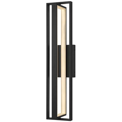 Black LED Dimmable Outdoor Hanging Light