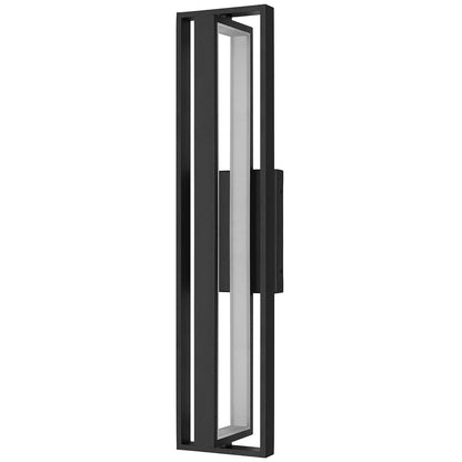 Black LED Dimmable Outdoor Hanging Light