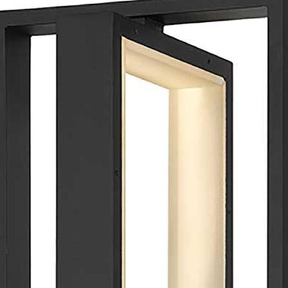 Black LED Dimmable Outdoor Hanging Light