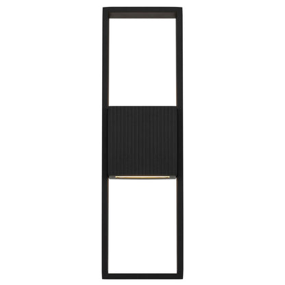 Black LED Dimmable Outdoor Hanging Light