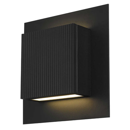 Black LED Dimmable Outdoor Hanging Light