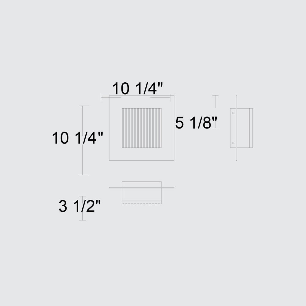 Black LED Dimmable Outdoor Hanging Light