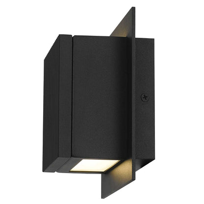 Black LED Dimmable Outdoor Hanging Light