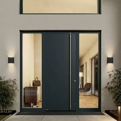 Black LED Dimmable Outdoor Hanging Light