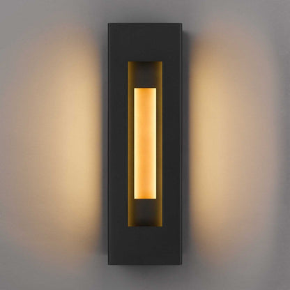 Black LED Dimmable Outdoor Hanging Light