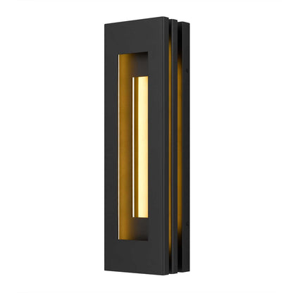 Black LED Dimmable Outdoor Hanging Light