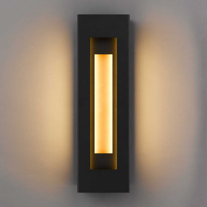 Black LED Dimmable Outdoor Hanging Light