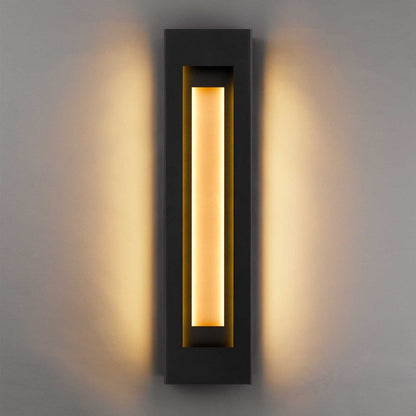 Black LED Dimmable Outdoor Hanging Light