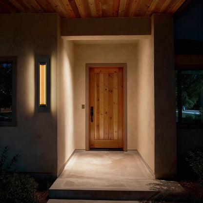 Black LED Dimmable Outdoor Hanging Light