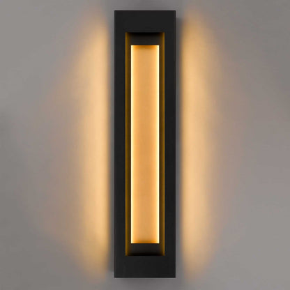 Black LED Dimmable Outdoor Hanging Light