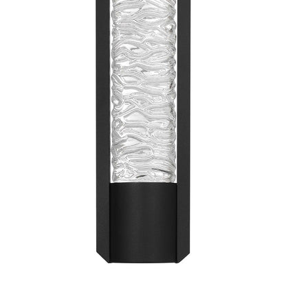 Black Water LED Dimmable Outdoor Hanging Light