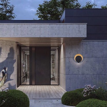 Black LED Dimmable Outdoor Hanging Light