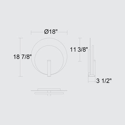 Black LED Dimmable Outdoor Hanging Light