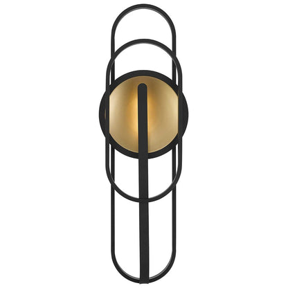 Black LED Dimmable Outdoor Hanging Light