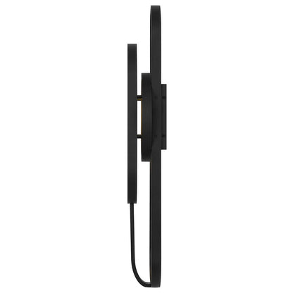 Black LED Dimmable Outdoor Hanging Light