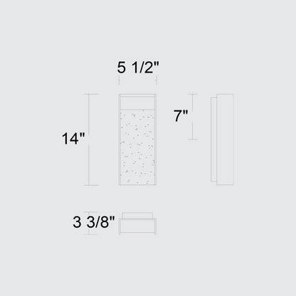 Silver LED Dimmable Outdoor Hanging Light