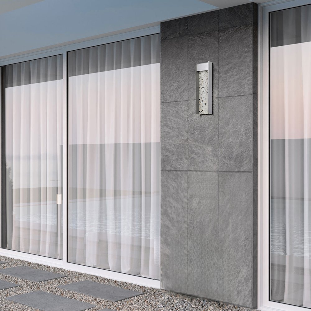 Silver LED Dimmable Outdoor Hanging Light