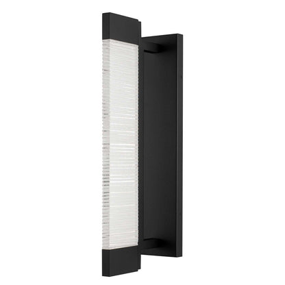 Black Crackled LED Dimmable Outdoor Hanging Light