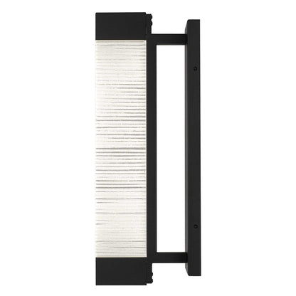 Black Crackled LED Dimmable Outdoor Hanging Light