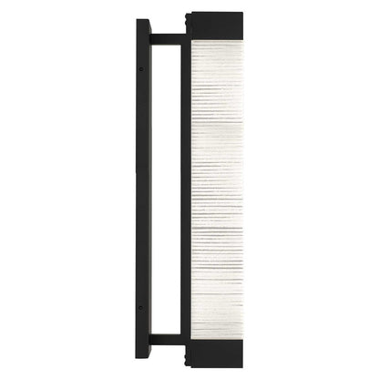 Black Crackled LED Dimmable Outdoor Hanging Light