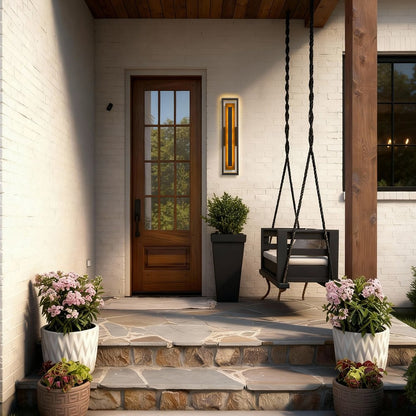 Bronze LED Dimmable Outdoor Hanging Light