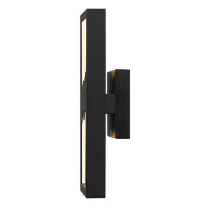 Black LED Dimmable Outdoor Hanging Light