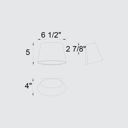 Black LED Dimmable Outdoor Hanging Light