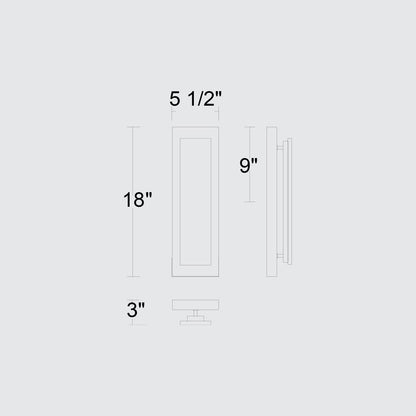 Brass LED Dimmable Outdoor Hanging Light