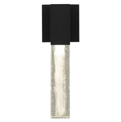 Black Transparent LED Dimmable Outdoor Hanging Light