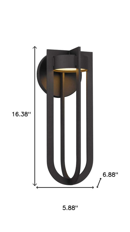 Bronze LED Dimmable Outdoor Hanging Light