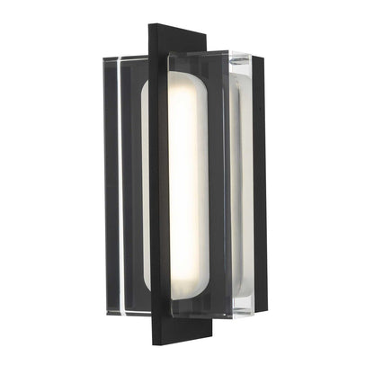 Black LED Dimmable Outdoor Hanging Light