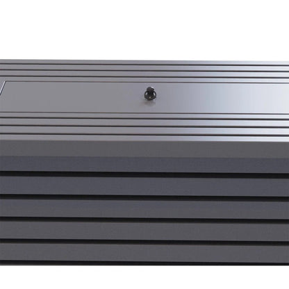 50000 BTU 42" Gray Steel Propane Rectangular Fire Pit With Cover