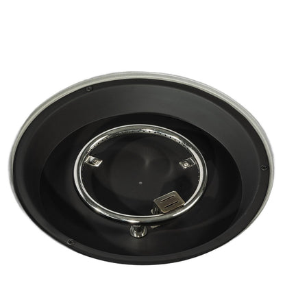 50000 BTU 37" Gray Steel Propane Round Fire Pit With Cover