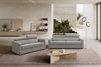 81" Light Gray Fabric Sleeper Sofa