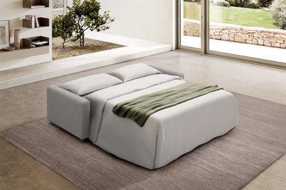 81" Light Gray Fabric Sleeper Sofa