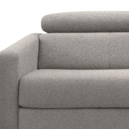 81" Light Gray Fabric Sleeper Sofa