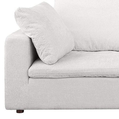 122" Pearl Fabric Reclining Sofa
