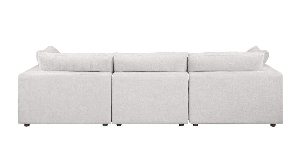 122" Pearl Fabric Reclining Sofa