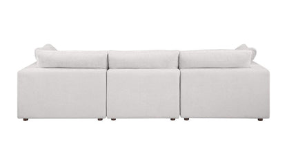 122" Pearl Fabric Reclining Sofa