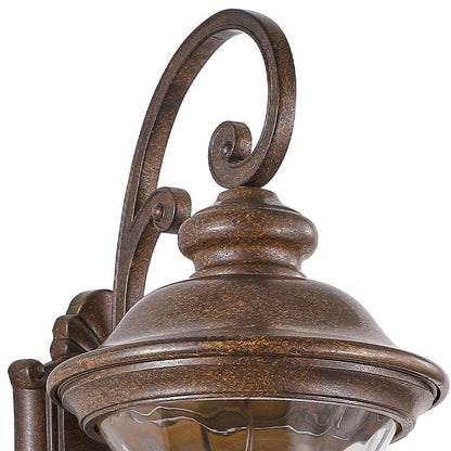 Bronze Transparent Outdoor Hanging Light