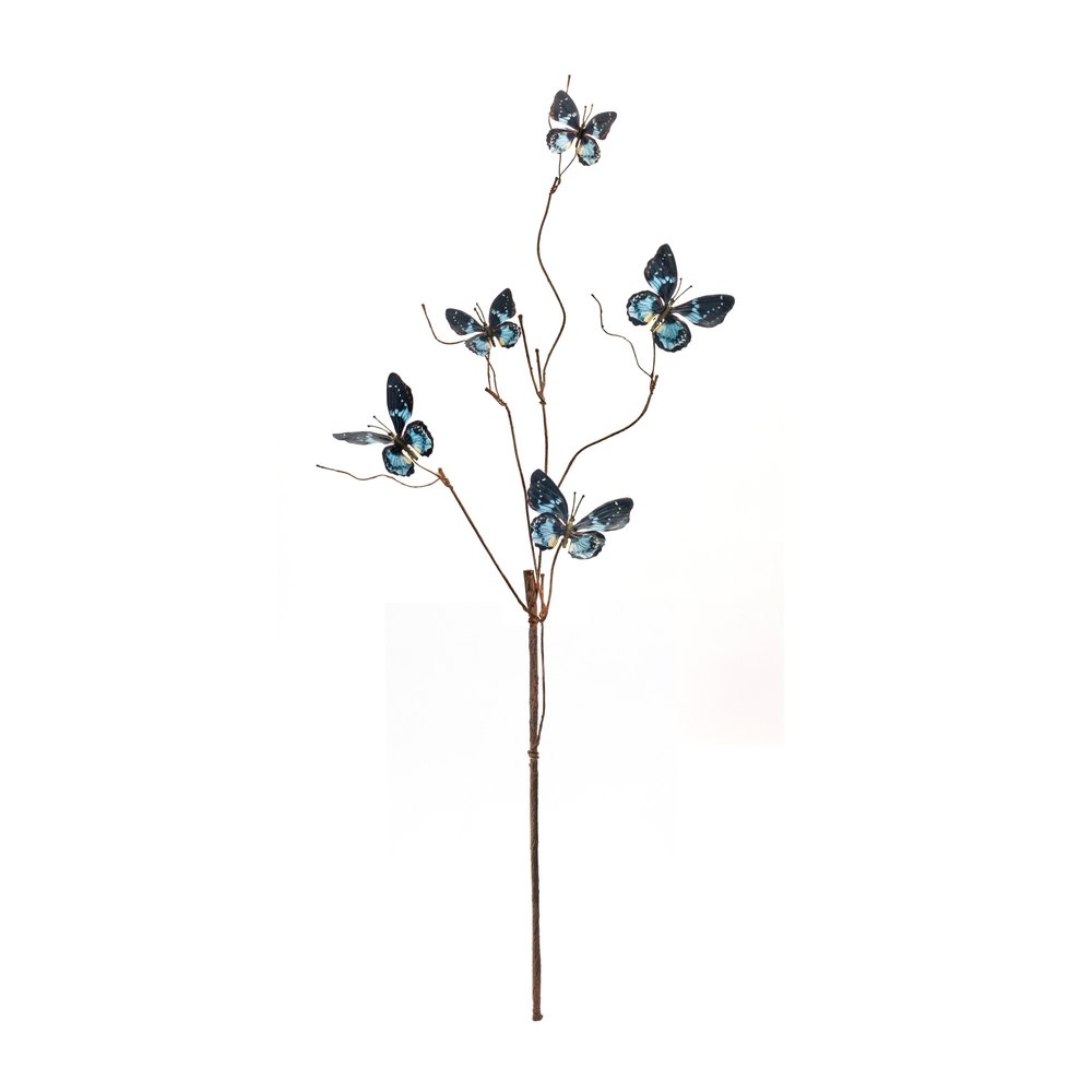 Set of Six 39" Blue Artificial