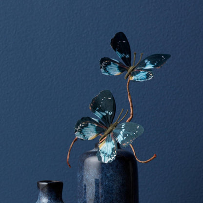 Set of Six 39" Blue Artificial