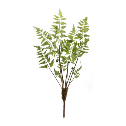 Set of Six 37" Green Artificial Fern Tree